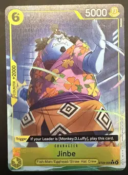 Jinbe ST29-005 Alt Art Starter Deck Promo One Piece Card English - Image 1