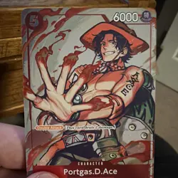 2023 One Piece Championship Event Pack Promo #P-028 Portgas D. Ace - Image 1