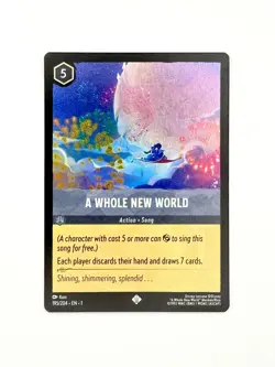 Disney Lorcana The First Chapter - A Whole New World 195/204 - Cold Foil Holo NM - Image 1