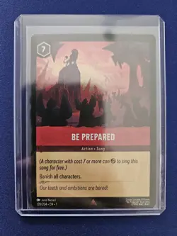 Be Prepared - 128/204 - Rare - Cold Foil Disney Lorcana: The First Chapter NM - Image 3