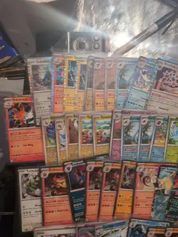 Black Flare & White Bolt Pokemon Holo, Ex & Reverse Card Lot 48 Cards Bulk - Image 4