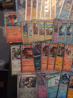 Black Flare & White Bolt Pokemon Holo, Ex & Reverse Card Lot 48 Cards Bulk - Image 5