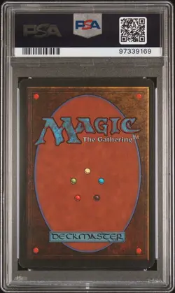 MTG Magic The Gathering Dual Lands Revised Scrubland PSA NM 7 - Image 2