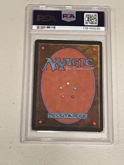 1994 MTG Revised PERFECTLY CENTERED Scrubland Dual Land PSA 8 NM-Mt RARE - Image 2