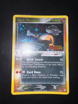 Dark Marowak EX Team Rocket Returns 7/109 Reverse Holo Stamped Excellent+ ENG - Image 1