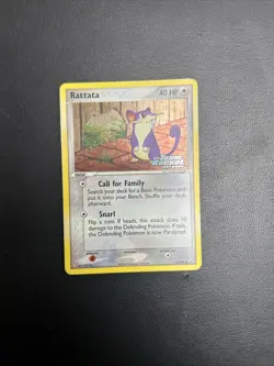 Pokemon Rattata Stamped Holo Ex Team Rocket Returns Eng #72/109 - Image 1
