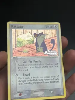 Pokemon Rattata Stamped Holo Ex Team Rocket Returns Eng #72/109 - Image 4