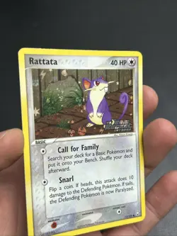 Pokemon Rattata Stamped Holo Ex Team Rocket Returns Eng #72/109 - Image 5