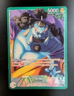 OP11-021 Jinbe Leader Alt - A Fist of Divine Speed Set One Piece Card Game - Image 1