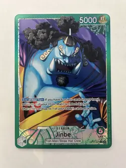 One Piece Card Game - Jinbe - OP11-021 - Leader - Alt Art (Parallel) - Image 1