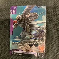 GUNDAM CARD GAME, GD03-050 GUNDAM BARBATOS LUPUS (LR) FOIL CARD - STEEL REQUIEM - Image 3