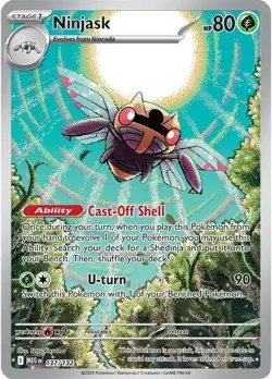Ninjask - 137/132 - ME01: Mega Evolution - Pokemon TCG - NM - HOLO - Image 1