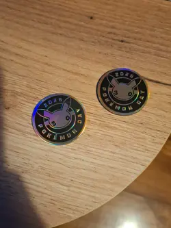 Pokemon Day 2026 Pikachu Promo Card And Coin x2. 2 coins, 2 cards. - Image 2
