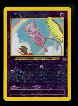 Mew 1/18 Southern Islands 2001 Holo Rare SWIRL Pokemon Card TCG - Image 1