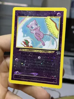 Mew 1/18 Southern Islands 2001 Holo Rare SWIRL Pokemon Card TCG - Image 4