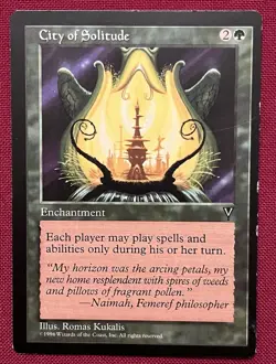 MTG City of Solitude Visions Regular LP Card Magic The Gathering - Image 1