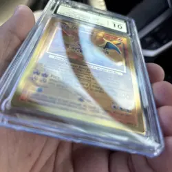 CGC 10 Gem Mint Charizard 4/102 Celebrations UPC Gold Metal Pokemon Card - Image 4