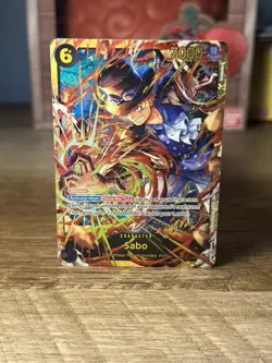 Sabo OP13-120 SEC Carrying On His Will One Piece Card Game English - Image 1