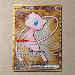 Pokemon TCG Mew ex - 205/165 (151 Metal Card) - SV: Scarlet & Violet 151 (MEW) - Image 1