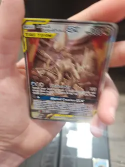 Pokemon TCG Arceus & Dialga & Palkia GX Holo Card 156/236 Wooden - Image 4