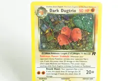 Pokemon card TCG Dark Dugtrio 6/82 Holo Rare Team Rocket 2000 English MP - Image 2