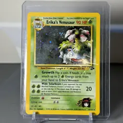 Pokemon TCG Erika's Venusaur Gym Challenge Holo Card 4/132 - Image 1