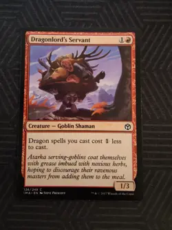 mtg dragonlord's servant iconic masters - Image 1