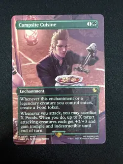 Campsite Cuisine (BORDERLESS) - Final Fantasy (MTG) NM - Image 1