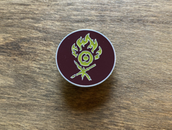 Magic the Gathering Ravnica Guild Kit: Gruul - Pin - Spindown - Sticker - Image 2