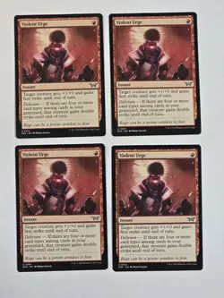 4x Violent Urge - Duskmourn - Near Mint - MTG - Image 1