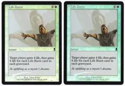 Life Burst x2 2x 2001 Odyssey FOIL White Common Instant MTG NM AZ1 - Image 1
