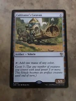 Cultivator's Caravan Commander: Aetherdrift Regular Artifact Vehicle Rare MTG NM - Image 1