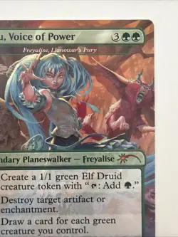 Miku, Voice of Power - Freyalise, Llanowar's Fury Secret Lair Drop Regular - Image 3