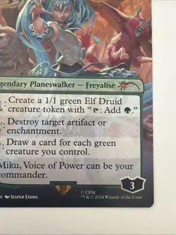 Miku, Voice of Power - Freyalise, Llanowar's Fury Secret Lair Drop Regular - Image 4