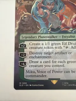 Miku, Voice of Power - Freyalise, Llanowar's Fury Secret Lair Drop Regular - Image 5