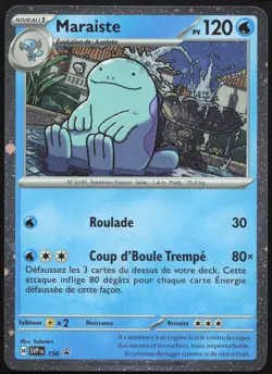 Carte Pokemon Maraiste 156 Holo Promo SV Francais - Image 1