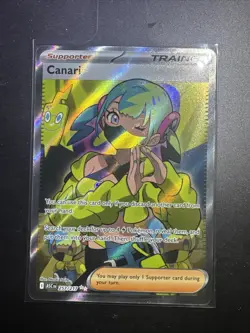 Pokemon TCG Canari 257/217 Ascended Hero’s Full Art Trainer Card - Image 1