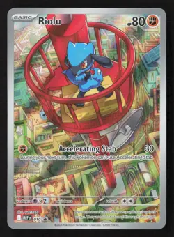 Riolu Promo Holo MEP 010 NM Pokemon TCG - Image 1