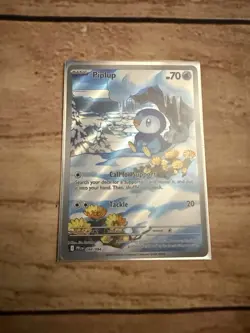 Pokemon TCG Piplup 098/094 Me02: Phantasmal Flames Holo Pack Fresh - Image 4