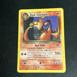 Dark Charizard 21/82 Team Rocket Regular (Lightly Played) LP Vintage Pokemon - Image 1