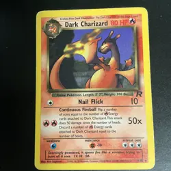 Dark Charizard 21/82 Team Rocket Regular (Lightly Played) LP Vintage Pokemon - Image 2