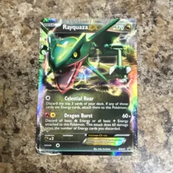 Pokemon Rayquaza EX Black & White BW47 Promo Full Art Holo Basic 170HP English - Image 1