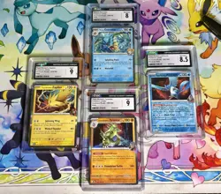 Pokemon Destined Rivals CGC Graded (4) Card Lot #2 - Image 1