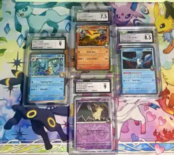 Pokemon Destined Rivals CGC Graded (4) Card Lot #5 - Image 1