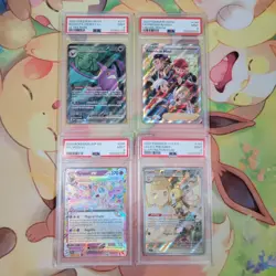 PSA 9 Pokemon Graded Card Lot of 4 Ultra Rares Illustration Rare - Image 1
