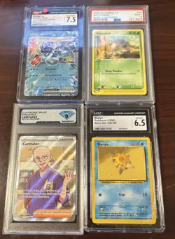 Graded Pokemon Card Lot 4 PSA, CGC, DSG - Image 1