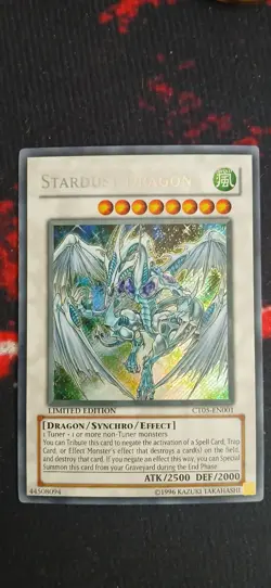 Yu-Gi-Oh TCG Stardust Dragon CT05-EN001 Limited Edition Secret - Image 1