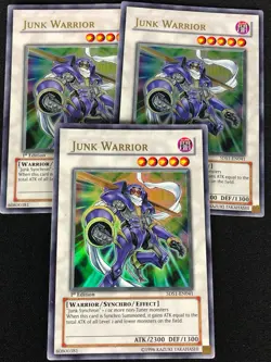 YUGIOH JUNK WARRIOR 5DS1-EN041 1ST ULTRA X3(LP) - Image 1
