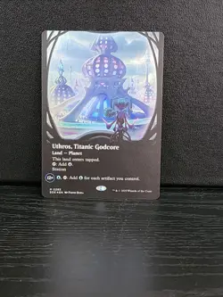 Uthros, Titanic Godcore (Borderless) Edge of Eternities 285 NM FOIL - Image 1
