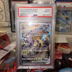 Mewtwo Vstar GG44/GG70 Crown Zenith Pokemon TCG PSA 10 Gem Mint - Image 3